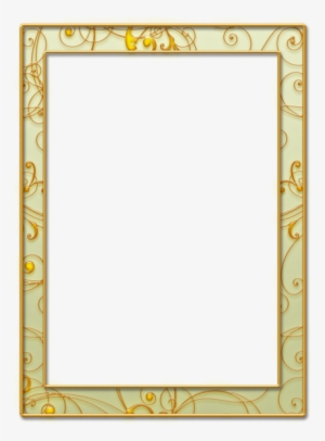 Frame With Swirls By Melissa - Clip Art #2986071