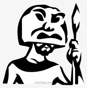 Guerreros Tribales Libres De Derechos Ilustraciones - Guerriero Tribale #2987320