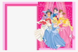 Moldura Princesas Clipart Picture Frames Disney Princess - Marco De ...