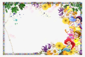Moldura Princesas Clipart Picture Frames Disney Princess - Marco De Princesas Disney #2987698