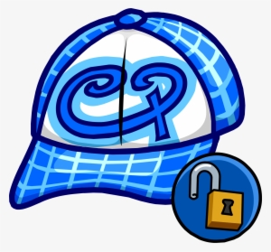 Blue Skater Hat - Club Penguin Cp Cap #2988039