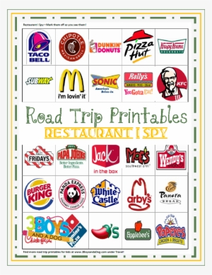 Free Printable Road Trip Games #2988580