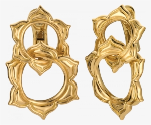 18kt Yellow Gold Soleil Double Earring #2988782