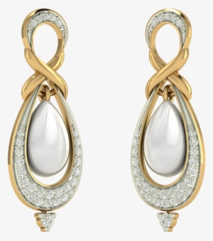 Alt="blush Baby Diamond Gold Earrings Cjer0028 Y1" - Earring #2988809