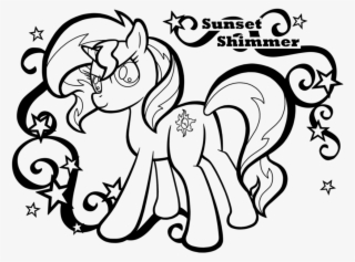 Sunset Coloring Pages - Sunset Shimmer Coloring Page #2990357