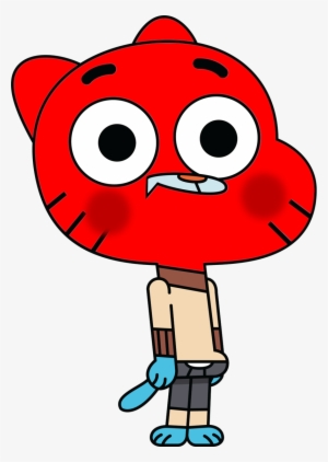 Gumball Blushing - Amazing World Of Gumball Gumball Watterson #2990797