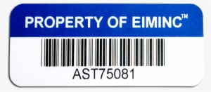 Asset - Sticker Label Barcode #2990857