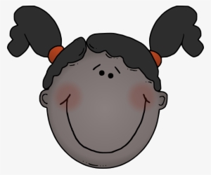 How To Set Use Blushing Girl With Pigtails Clipart - Head Cartoon #2990945