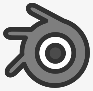 How To Set Use Spinning Blender Svg Vector - Blender 3d Black Icon #2991156