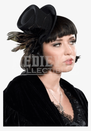 Wool Felt Peacock Steampunk Hat - Costume Hat #2991424