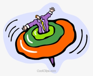 Spinning Top Royalty Free Vector Clip Art Illustration - Illustration #2991518