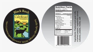 Calyroad Creamery Black Rock Cheese Labels - Lakritsfabriken Sour Licorice 1.4 Oz. (40g) #2991641