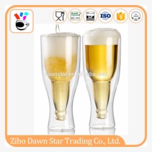 Pyrex Manufacturers, Pyrex Manufacturers Suppliers - Pack De 2 Verres À Bière À Double Paroi - 33 Cl #2992309