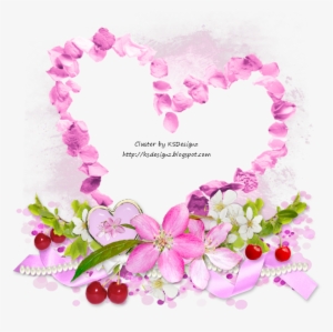 Ftu Cluster - Cherry Blossom - Cluster Frame Cherry Png #2992541