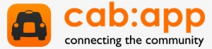 Cabapp Logo And Slogan For Imnda Black - Cab App Logo #2993361