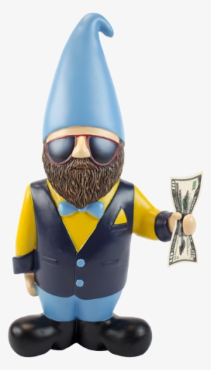 Gnick Holding A 10 Dollar Bill - Money Gnome #2993602
