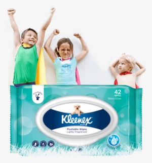 The Favourite Way For Kids To Be Independent - Kleenex Complete Clean Toilet Tissue 6pk #2994490
