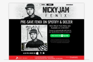 Nicky Jam Presave For Spotify - Spotify Pre Save Icon #2994510