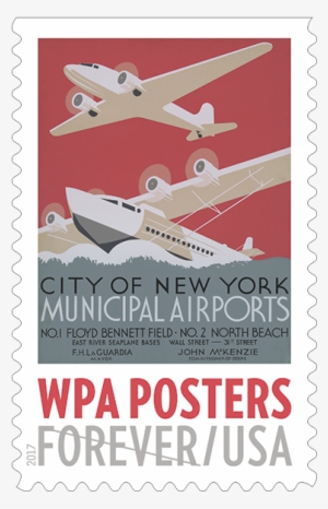 Wpa Poster Stamps 2017 #2994781