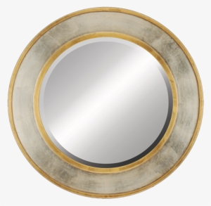 Contempo Gold/silver - Paragon 8609 Gold And Silver Round Mirror #2995281