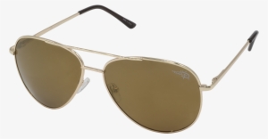 Polarized Gold Flash Mirror Lens Sunglasses - Mont Blanc Blue Sunglass #2995690