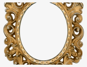 Mirror Clipart Golden Mirror - Marcos Para Fotos Antiguos #2995711