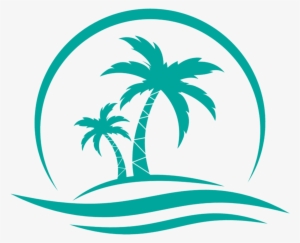 Isla Mujeres Vacation Rental - Vector Image Palms Tree Dugongs #2995739