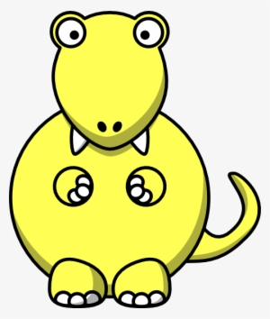 Yellow Dinosaur Clipart #2996175