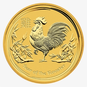 Gold Coins Png Year Of The Rooster Gold Bullion Coin - Best Year Of Rooster #2996507