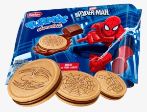 Turmix Recheado Homem-aranha - Biscoito Do Homem Aranha #2996769