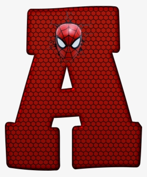 Ariana Grande Clipart Red - Letter A Spider Man #2996841