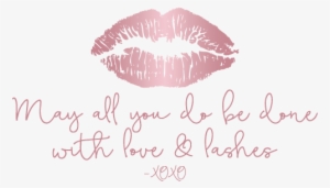 Xo Lashes Tagline Lips Graphic - Sixtrees 5x7 Lifestyle Box Sign-lipstick Fixes Everything #2997045