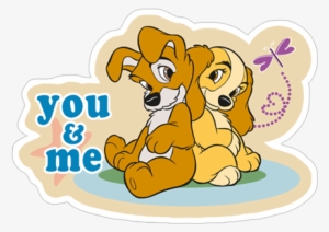 Viber Sticker « Lady And The Tramp» - Lady And The Tramp #2997072