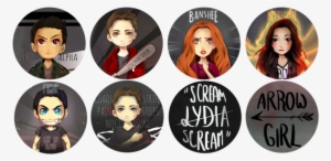 Banshee, Derek Hale, Fanart, Lydia Martin, Scott Mccall, - Teen Wolf Desskn Facile #2997425