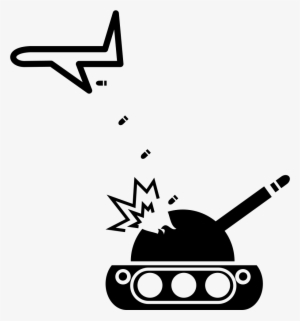 Airplane Throwing Bombs On A War Tank Comments - Bombas De Guerra Dibujos #2997597