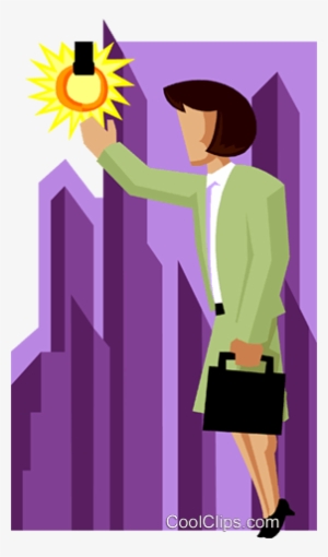 Business Woman Reaching For Brass Ring Royalty Free - Hacer Un Analisis De Ventas #2997914