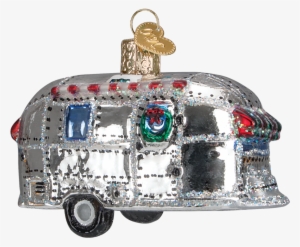 Vintage Trailer Ornament - Old World Christmas Vintage Trailer Glass Blown Ornament #2998669
