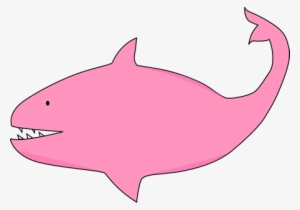 Shark Clipart Pink - Pink Shark Clipart #2998738