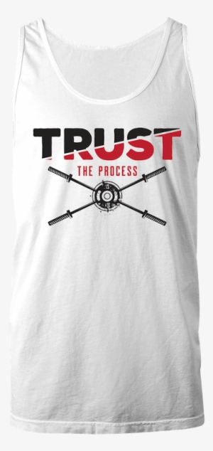 “trust The Process” Men's Tank Top White - Active Tank #2998942