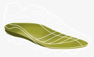 Youth Football Shoe Single White Outline - Shoe #2999220