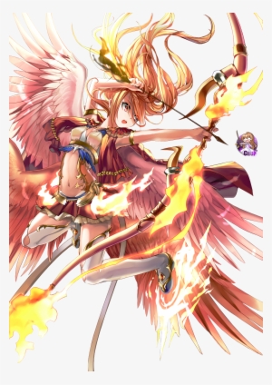 Anime Girl Fire Archer #2999286