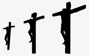 Silhouette Of Three Crosses At Getdrawings - Three Cross Png #30070