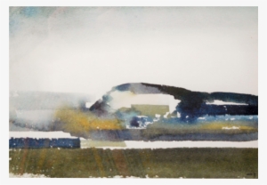 Abstract Watercolor Painting Signed D Wade - Painting #30488