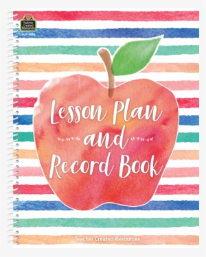Watercolor Lesson Plan And Record Book - Teacher Watercolor Png #30560