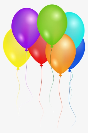 Birthday Party Balloons Png Image - Happy Birthday Balloons Png #30633