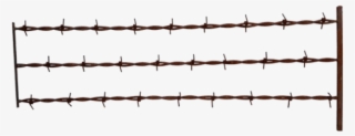 Big Barb Wire Fence Railing - Fence #30765 Big Barb Wire Fence Railing - Fence #30765