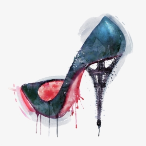 Banner Library Library Eiffel Tower Shoe Adult Pull - Eiffel Tower Shoe Metal Print By Marianvoicu #30891