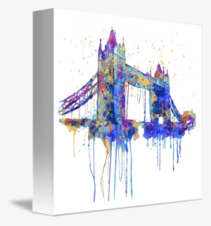 "tower Bridge Watercolor" By Marian Voicu - Tower Bridge Watercolour #30982
