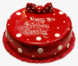 Red Birthday Cake Png - Png Birthday Day Cake #31021
