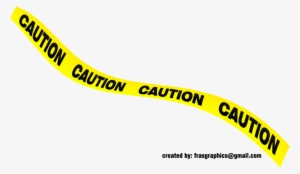 Share This Image - Caution Tape Cartoon Png #31040